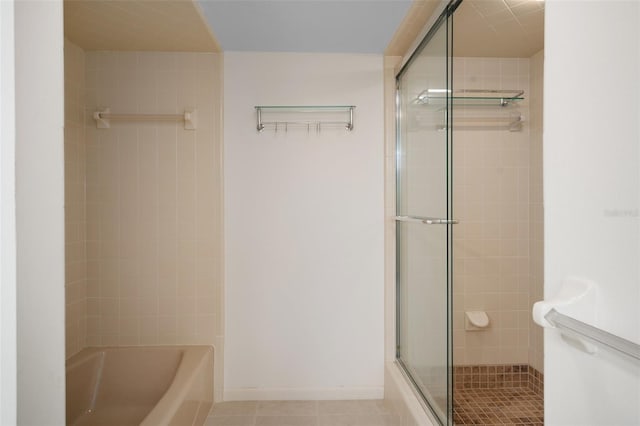 bathroom featuring tile patterned floors