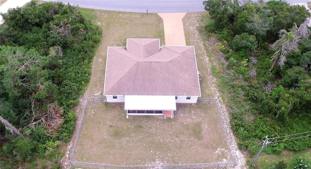 view of subject property