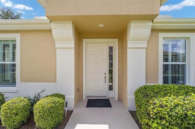 view of entrance to property