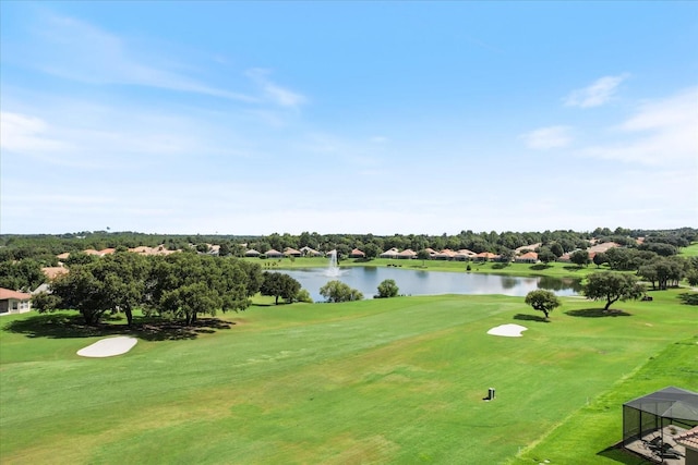 view of home's community featuring a water view