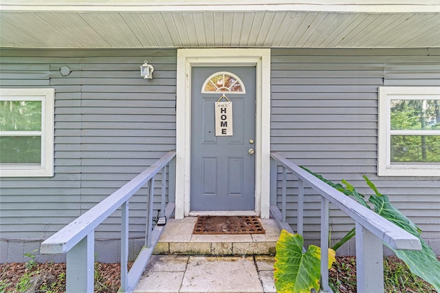 view of property entrance