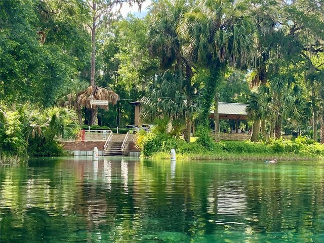 view of water feature