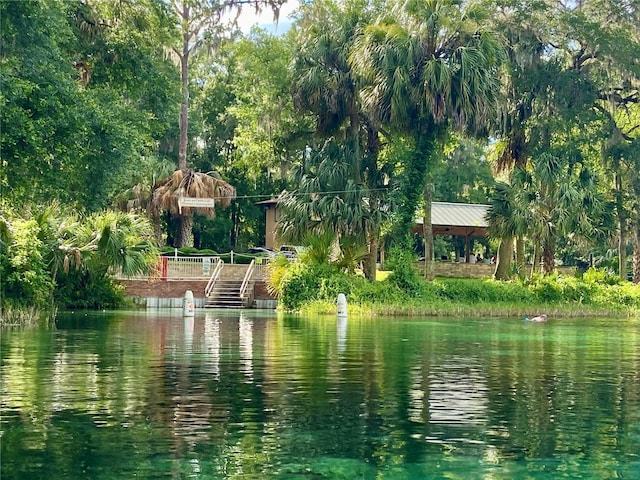 9288 SW 192nd Court Rd, Dunnellon, FL 34432 - property view of water with a gazebo