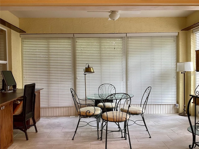 view of dining area