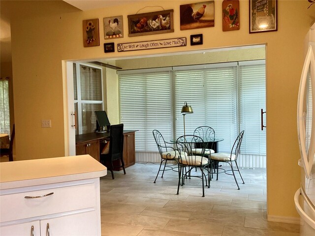 view of dining room