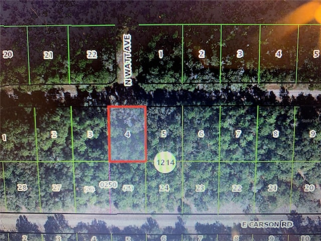 1606 E Badger Dr, Citrus Springs FL, 34434 land for sale