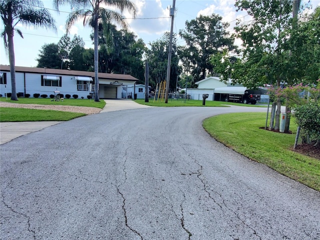 view of road