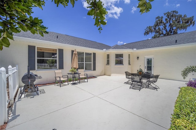 back of house featuring a patio