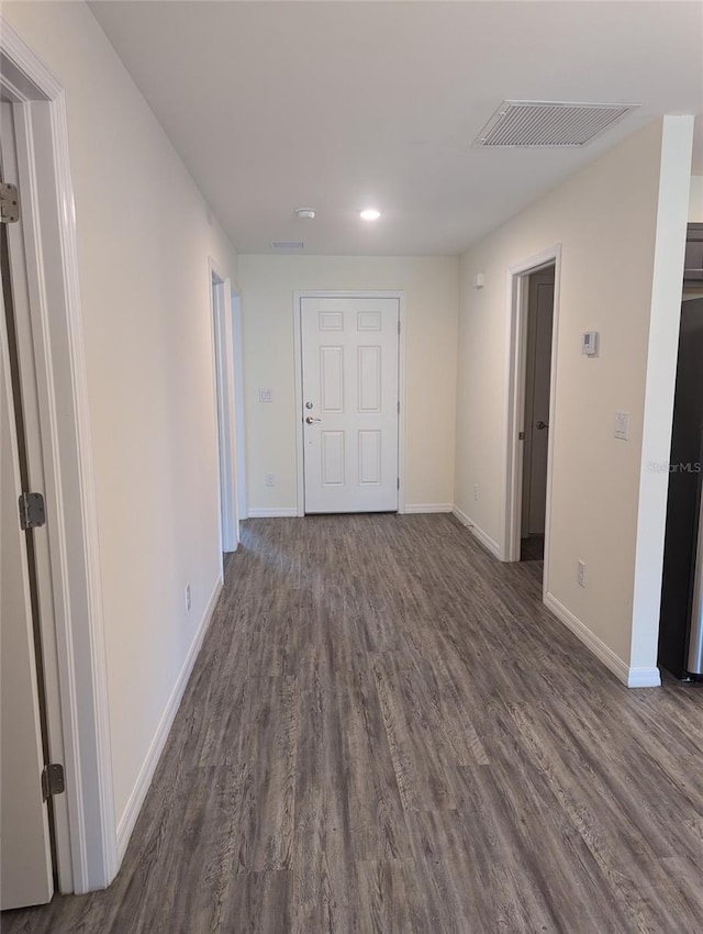 interior space featuring hardwood / wood-style flooring