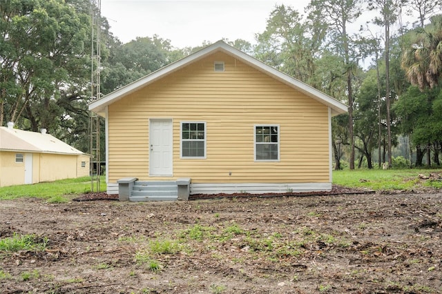 view of rear view of property