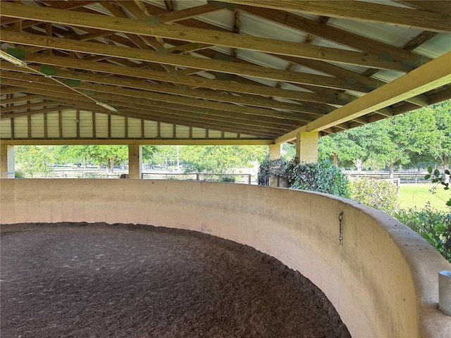 view of stable