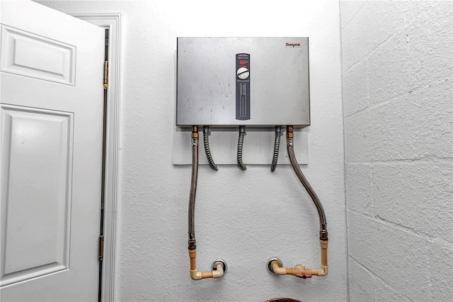 details with tankless water heater