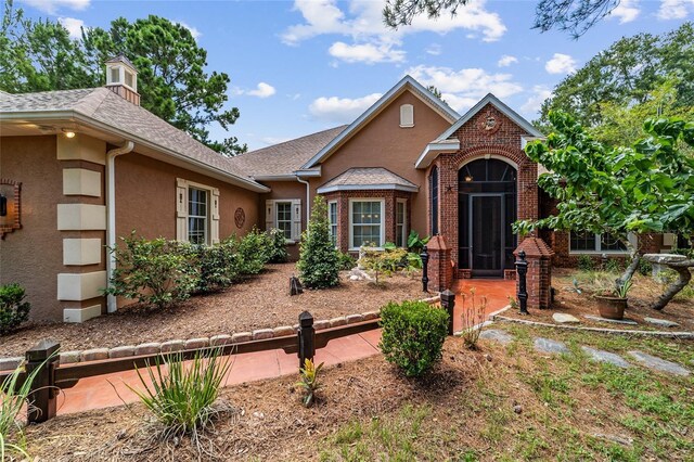 view of front of home