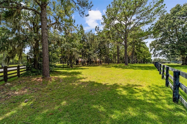 view of home's community featuring a yard