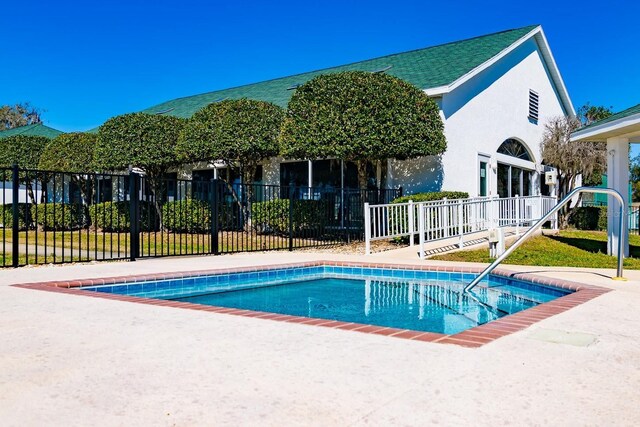 view of pool