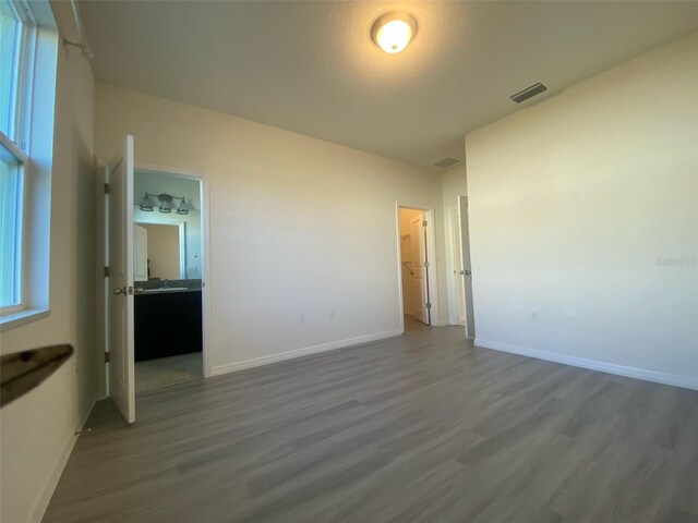 interior space featuring hardwood / wood-style floors