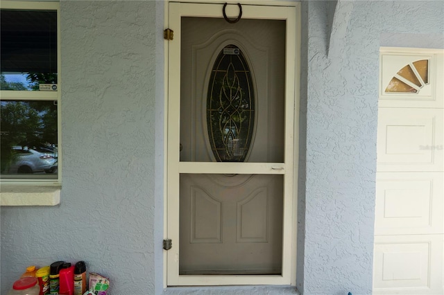 view of entrance to property