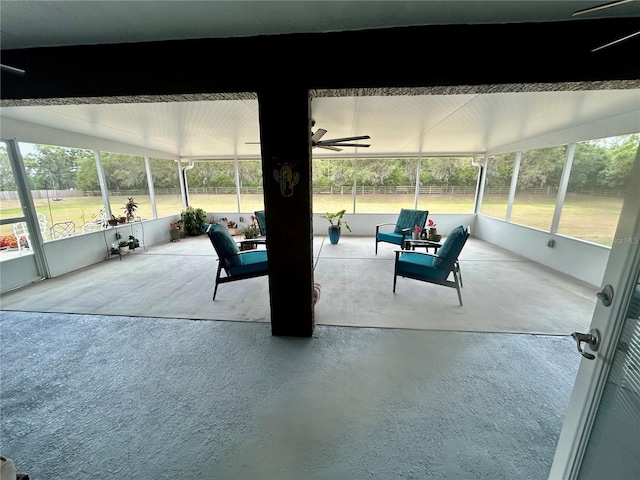 25 NW 45th Loop, Ocala, FL 34475 - sunroom with plenty of natural light and ceiling fan