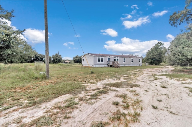 view of manufactured / mobile home