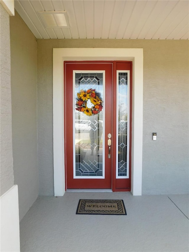 view of entrance to property