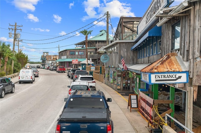 view of street with sidewalks