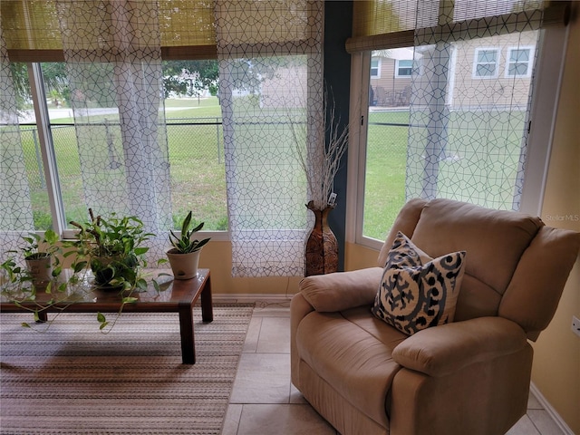 sunroom / solarium featuring plenty of natural light