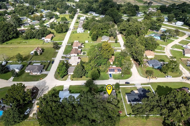 bird's eye view featuring a residential view