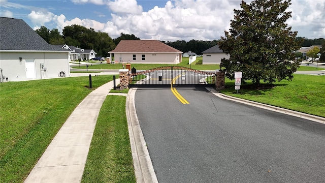 view of road