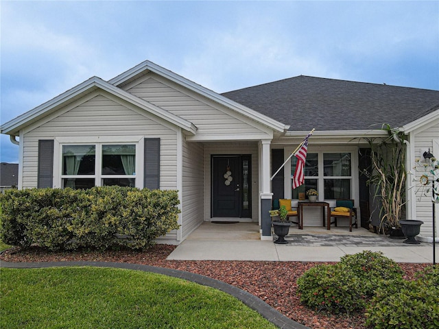 view of front of house featuring a porch