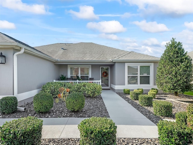 view of ranch-style home