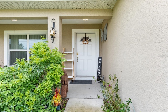 view of entrance to property