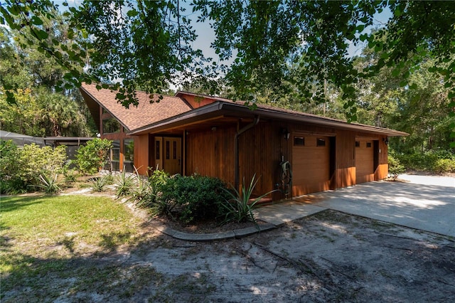 view of horse barn