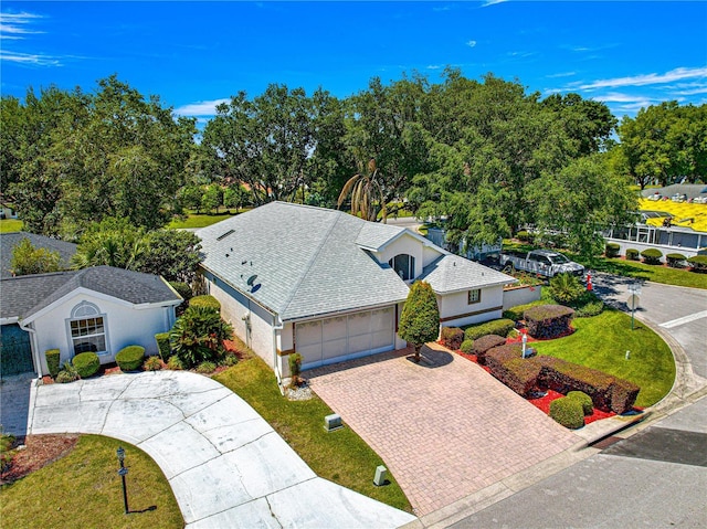 17808 SE 115th Ct, Summerfield, FL 34491 - view of subject property with a tree filled landscape