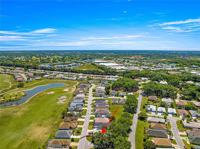 17808 SE 115th Ct, Summerfield, FL 34491 - aerial view of residential area with a large body of water and a golf club