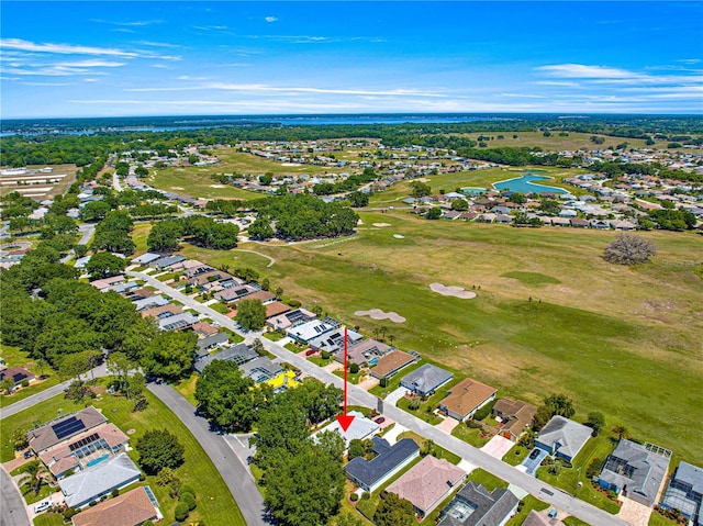 17808 SE 115th Ct, Summerfield, FL 34491 - aerial view of property and surrounding area with nearby suburban area and a large body of water