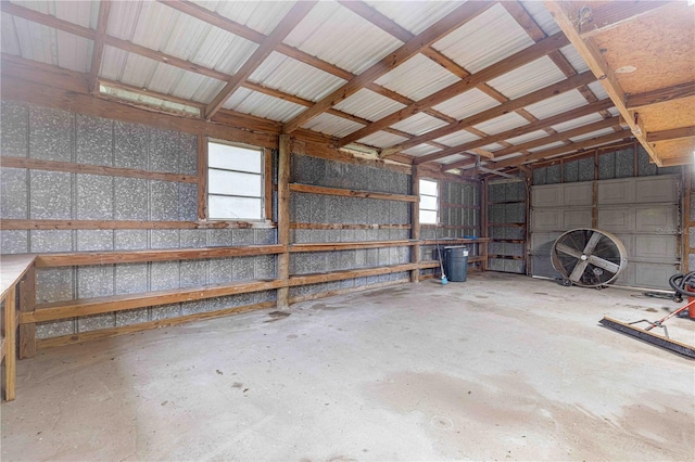 view of storage room