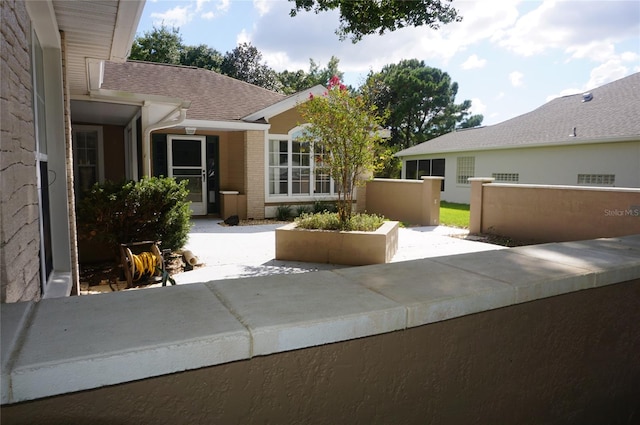 exterior space featuring a patio area