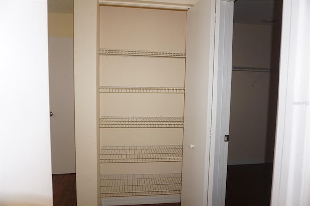 view of closet