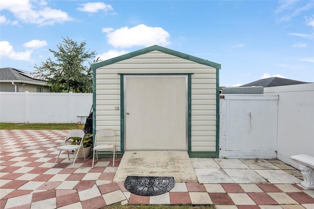 view of outbuilding