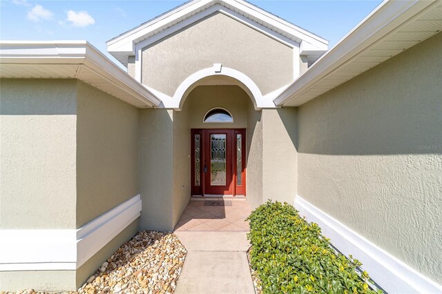 view of entrance to property