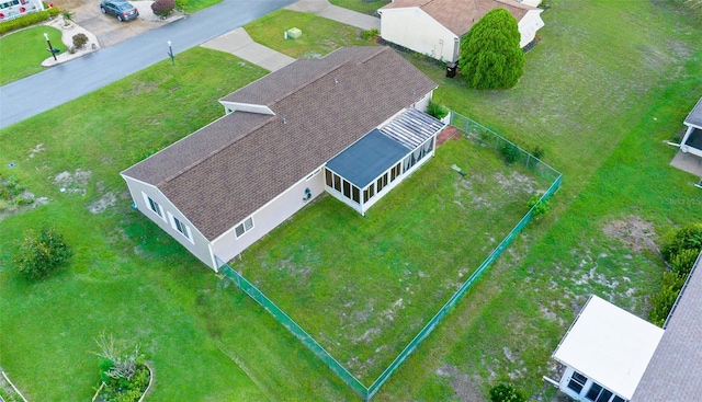 drone / aerial view