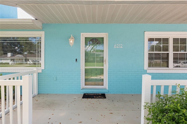 view of entrance to property