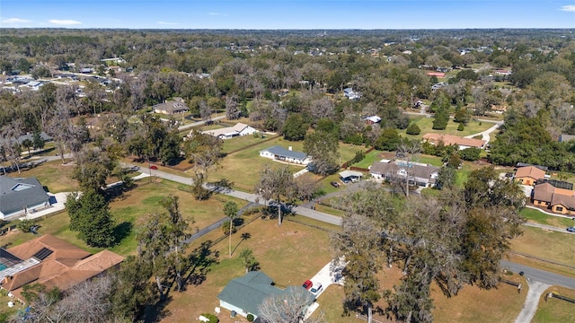 aerial view featuring a residential view