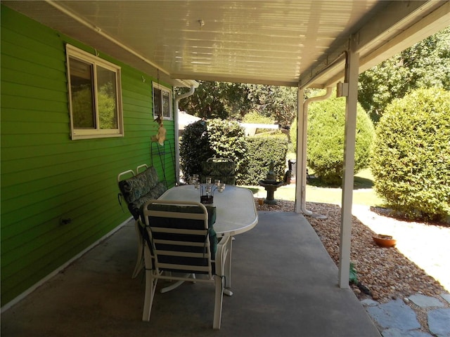 view of patio