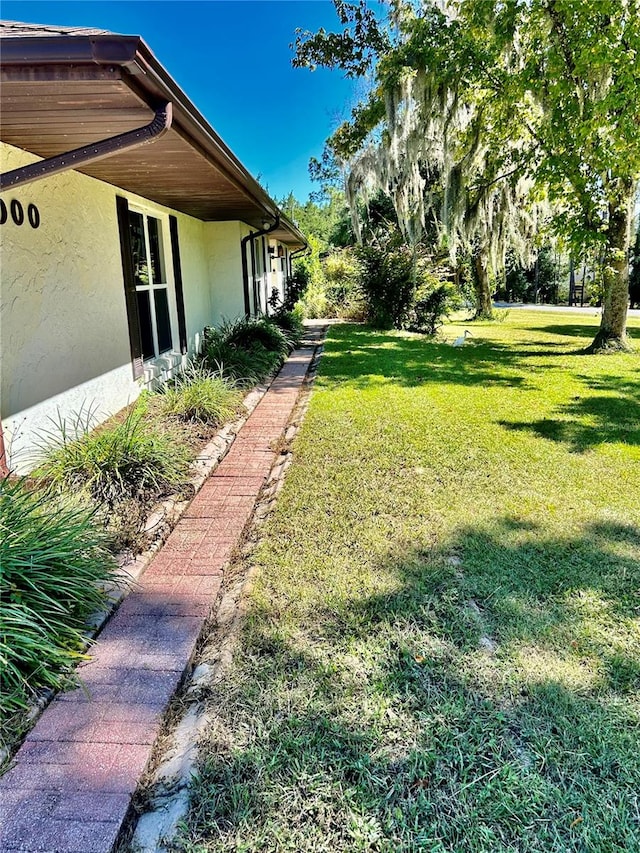 view of yard