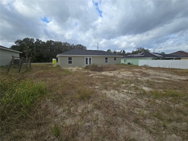 view of rear view of house