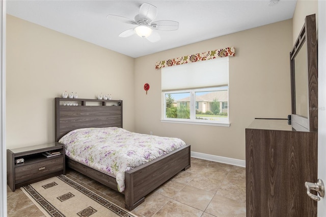 8445 SW 93rd Cir, Ocala, FL 34481 - bedroom with baseboards and ceiling fan