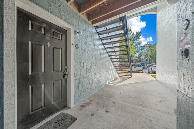 view of entrance to property