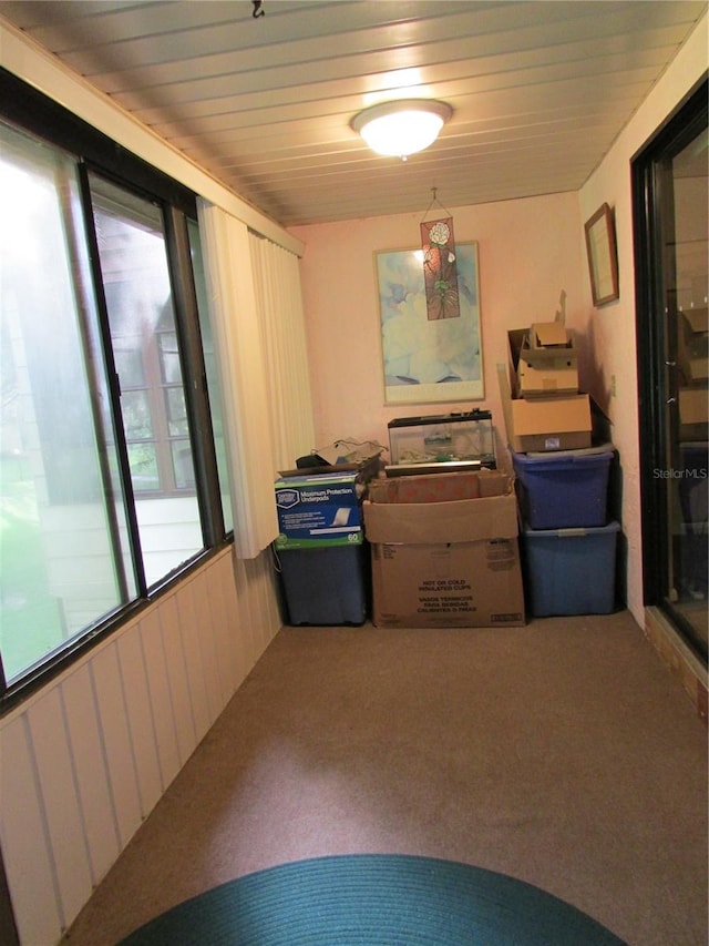 view of storage room