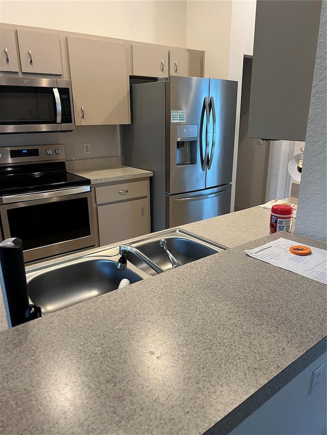 kitchen featuring appliances with stainless steel finishes